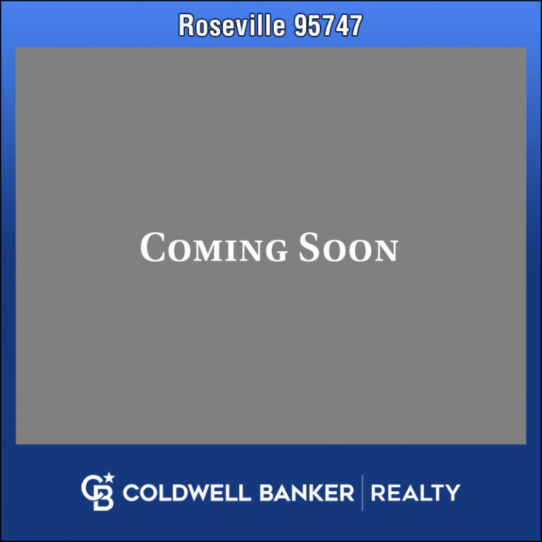 Roseville Home for Sale Coming Soon 95747